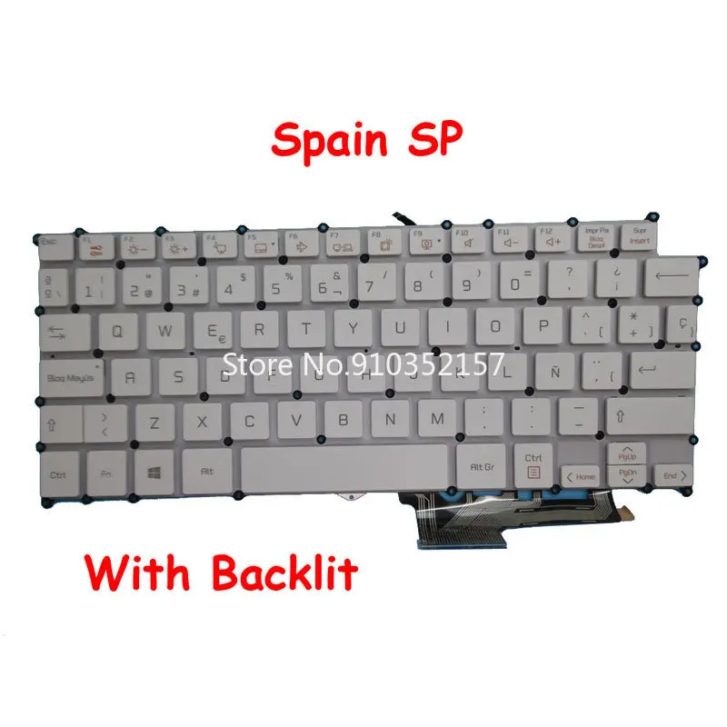 

SP AR Backlit Keyboard For LG 13Z970 HMB8150ELB02 AEW73769903 HMB8150ELA02 Spanish HMB8150ELB35 HMB8150ELB18 AEW73769904 Arabia