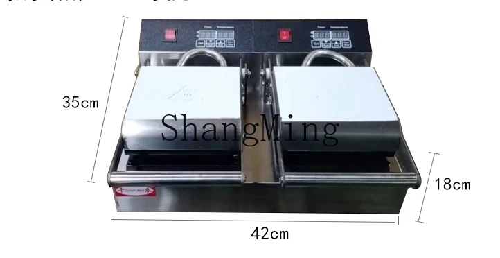 ZYY commercial flying saucer machine hot pressing sandwich machine square bag edge banding hamburger machine