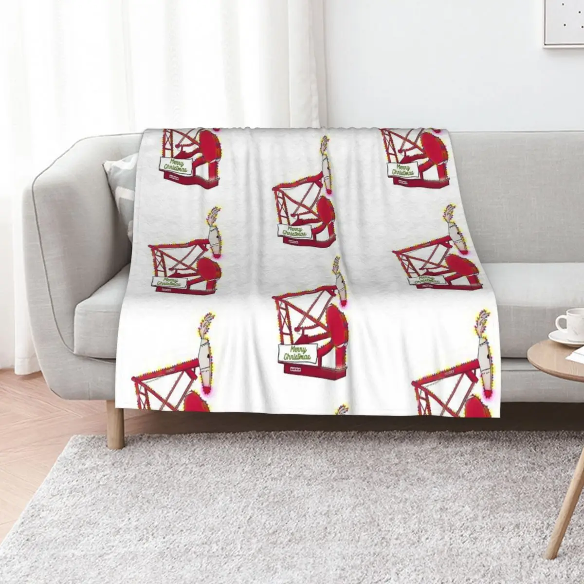 Lufkin Rudolph Oil Pumping Unit Throw Blanket Winter beds Thin Tourist Hair Decoratives Decorative Sofas Blankets