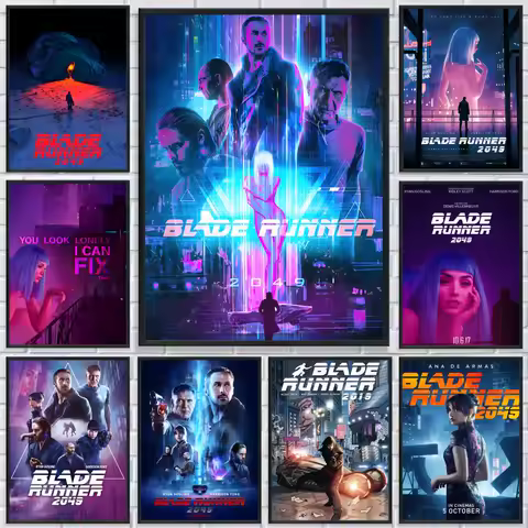popular Blade Runner 2049 Poster HD Waterproof Self-Adhesive Wall Art - Versatile Decor for Any Space | Perfect Gift Idea