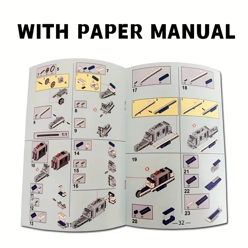 Piezas técnicas STEM, programación multitecnología, estudiantes educativos, aprender bloques de construcción, función de potencia, juego DIY, juguete para niños