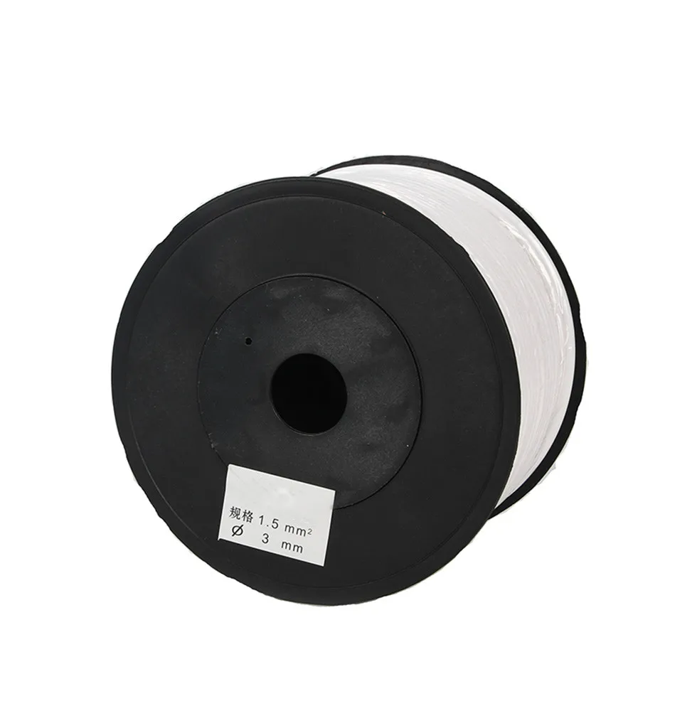 1 roll 0.5/0.75/1.0/1.5/2.5/4/6/8/10/12/16/25mm ²  PVC number tube casing white handwritten electrical wire marking plum tube