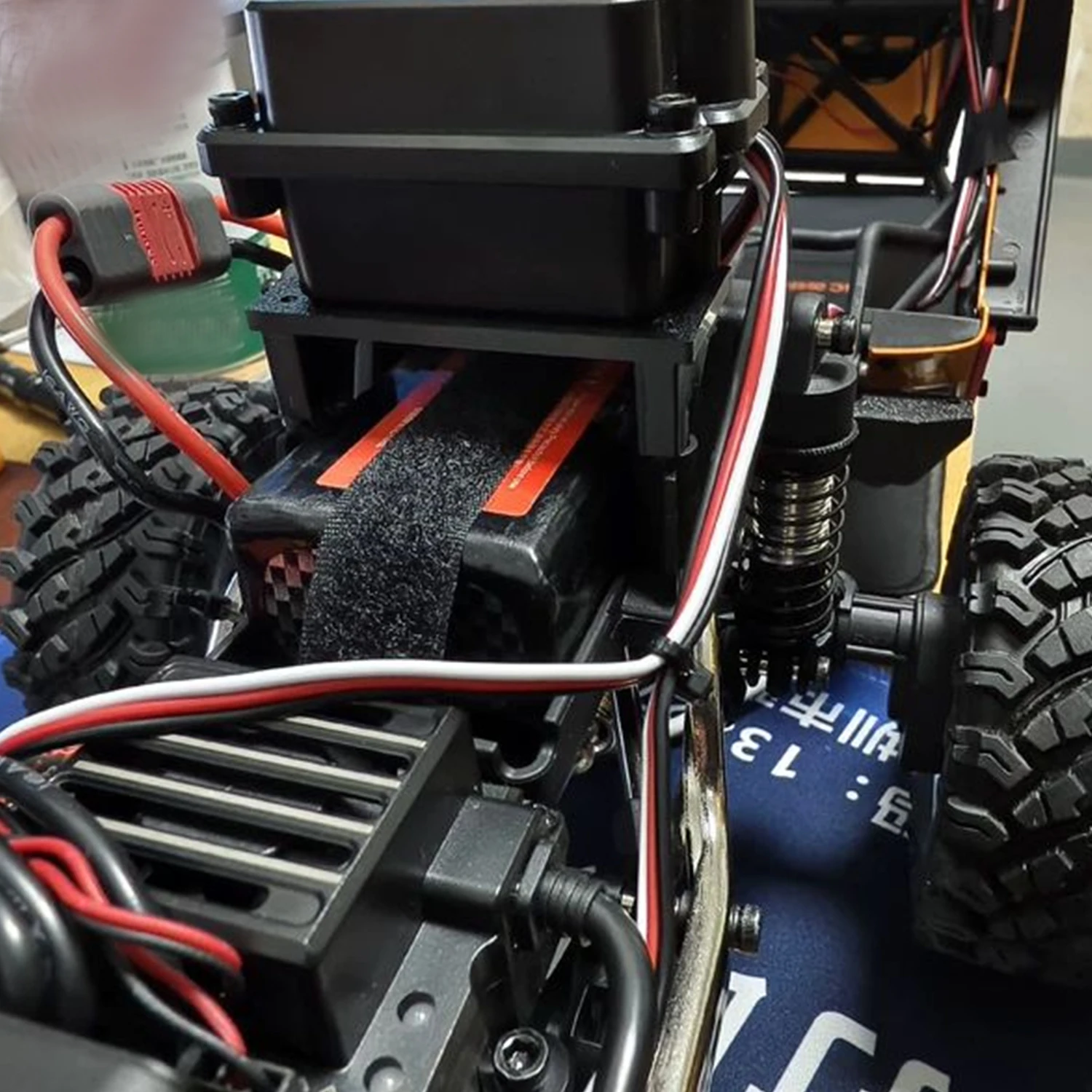 H12Y Retrofit Battery Holder Large Capacity Battery Compartment Height Increasing Bracket For RC Car 1/12 MJX H12Y Upgrade Part