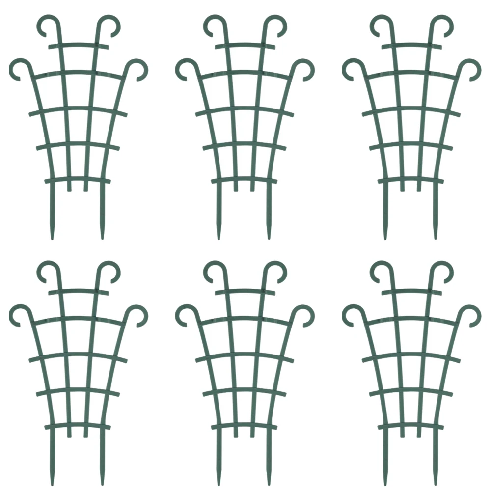 

6pcs Plant Climbing Stands Durable Reusable Flower Support Frame for Indoor Plants Trellis Gardening Supplies