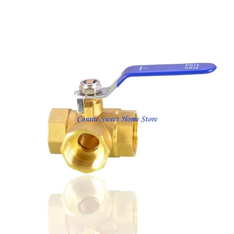 

LXAF T 3 Way Industrial Ball Valves Upgrades Multi Port Brass Ball Valves 3 Type