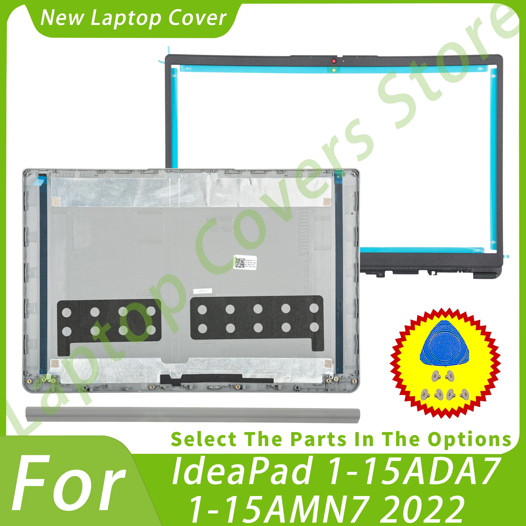 

Top Case 5CB1F36621 For IdeaPad 1-15ADA7 1-15AMN7 2022 Back Cover Plastic Screen Covers Bezel Hingecover 5CB1F36628 5CB1F36622