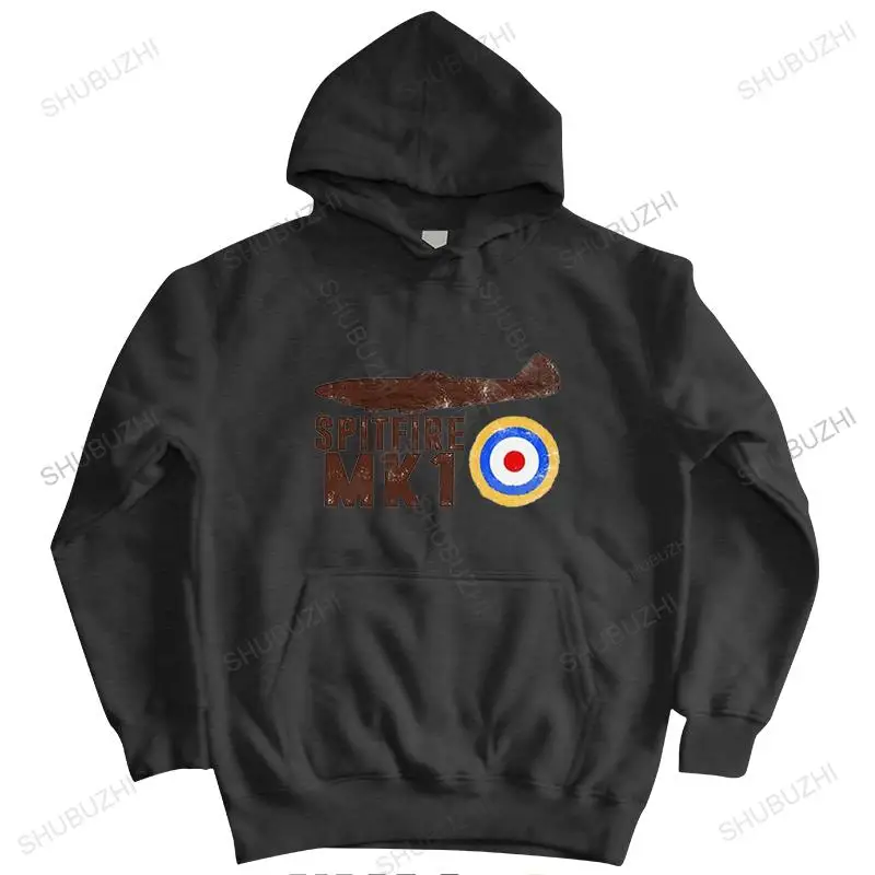 Spitfire UK Mk.1 RAF British WWII jacket Men Soft Cotton hoody winter Supermarine Fighter cool sweatshirt Streetwear pullover