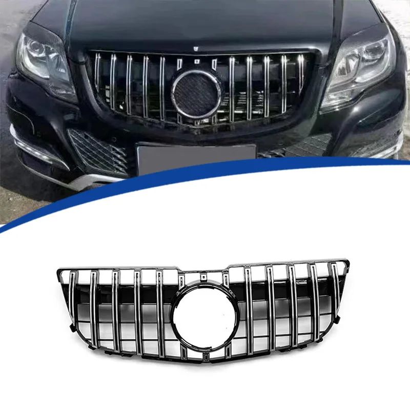 

Для Mercedes-Benz X204 GLK Class 2013 2014 2015, алмазная передняя решетка, бампер, решетка, впускная сетка, аксессуары для тюнинга