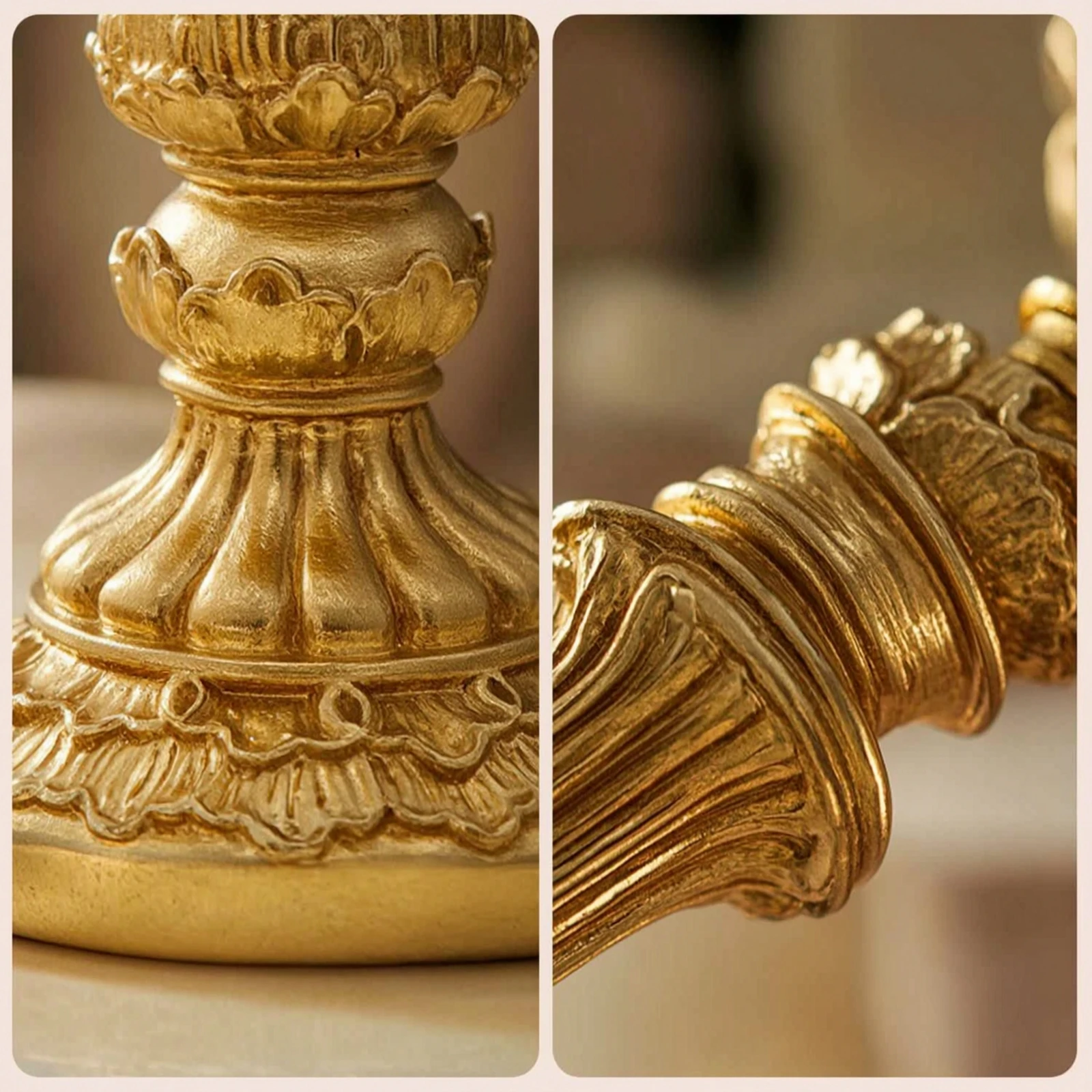 Roman Pillar Candle Holder Lustrous Column Candle Holder Decor Decorative Classic for Home Decorators, Candlelit Dinners