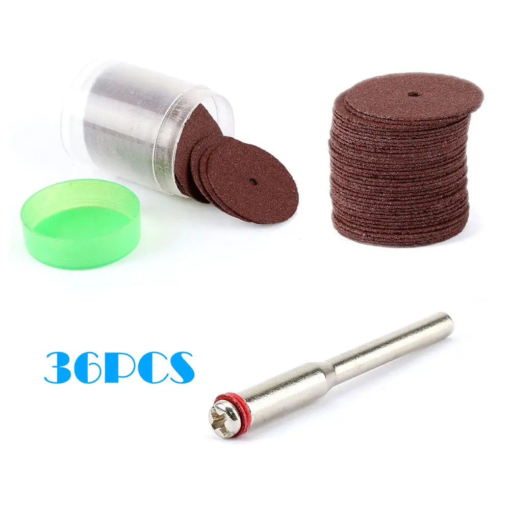 35* 22mm Resin Cutting Discs with 3.1mm Mandrel 28000RPM Reinforced Cut Off Grinding Wheels Rotary Blade Disc Tool Metal Cutter