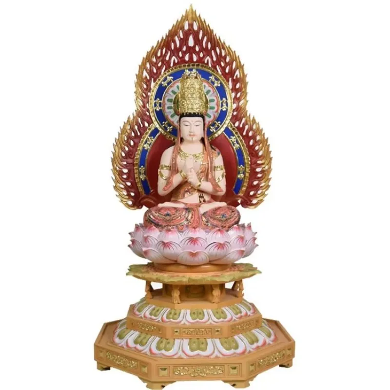 

Wood carving High quality traditional Buddhist wood carving crafts Buddha statues, carving, casting and polishing.
