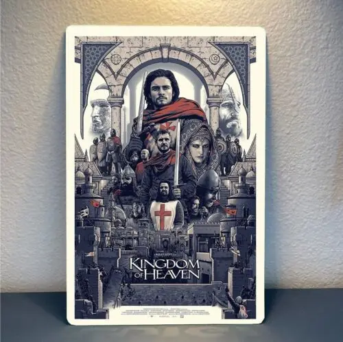 Kingdom of Heaven Ridley Movie Metal Poster Tin Sign 20x30cm