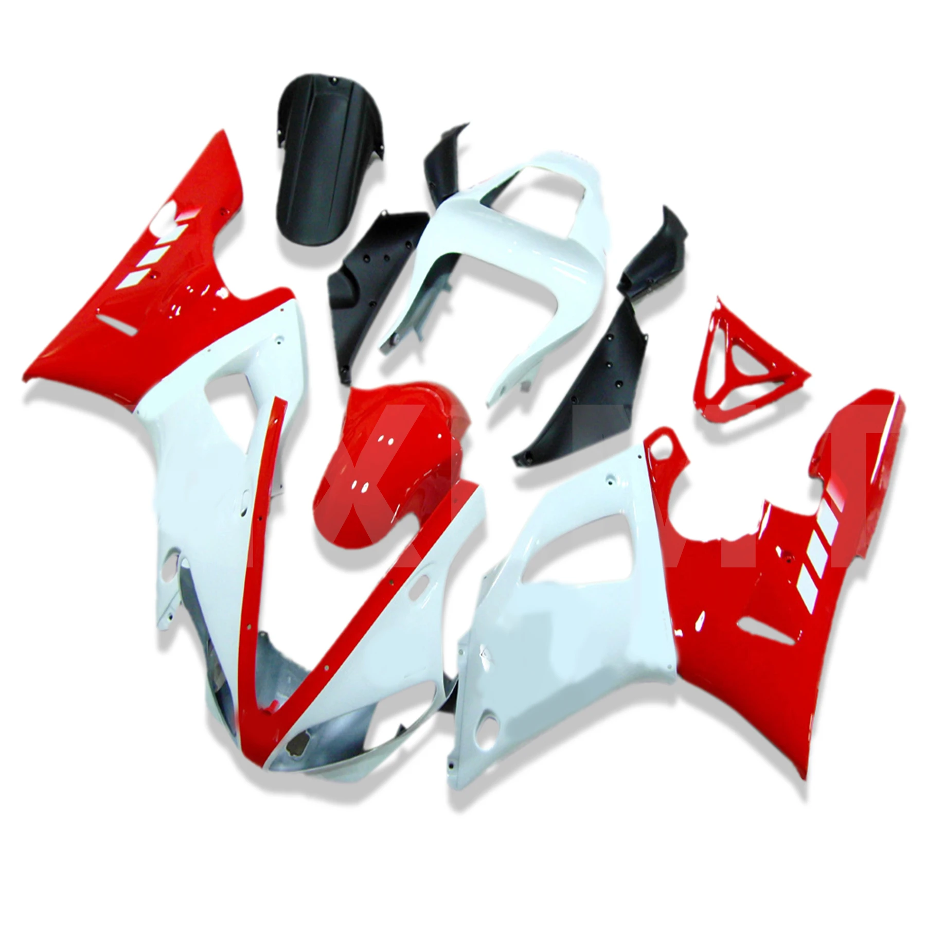 

Injection Mold New ABS Fairings Kit Fit For YAMAHA YZF-R1 2000 2001 00 01 R1 Bodywork Set Red White