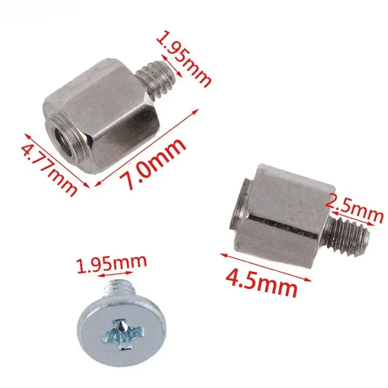 ZEXEF 10 Set Hex Screws Kits for A-SUS M.2 SSD Hand Silver Mounting Stand Allen Off Nut Motherboard Anodized Anti Theft Auto image 6
