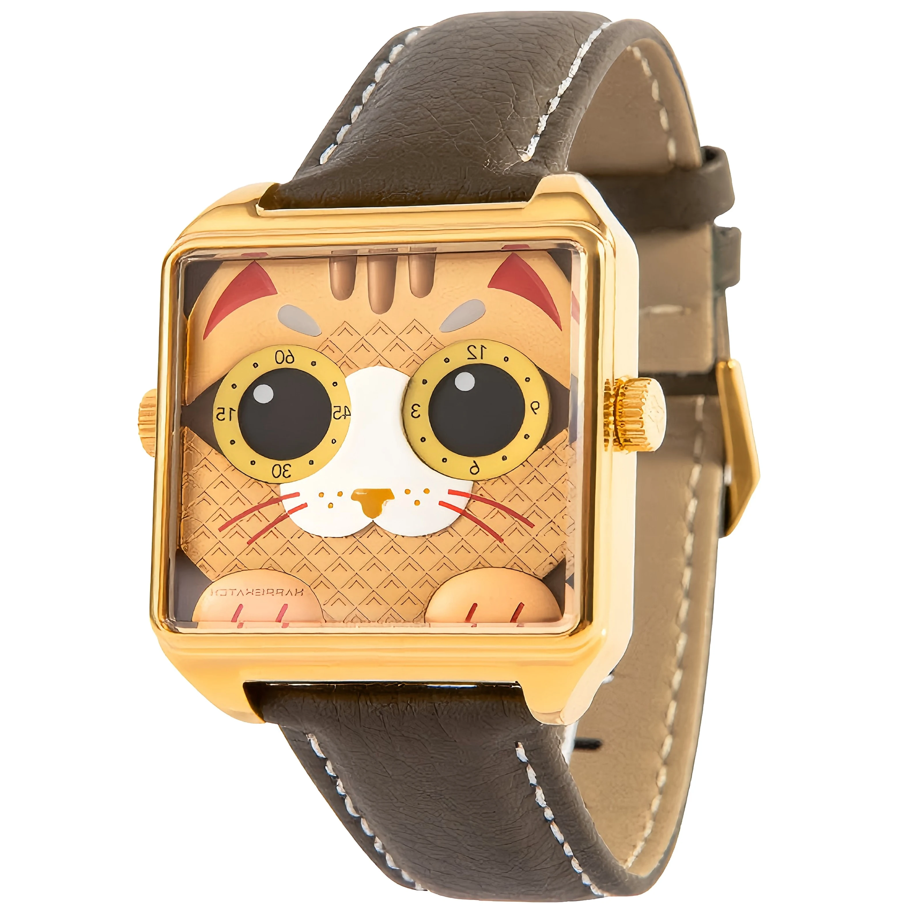 ساعة هابي ساعة شخصية جديدة في ساعات رجالية أنماط هدايا القط ساعات العلامة التجارية الأصلية صديقة