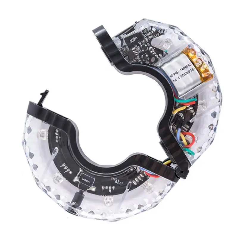 New LED Rechargeable Bike Wheel Hub Lights Waterproof USB RGB Colorful Bicycle Spoke Lights For Safety Warning And Decoration