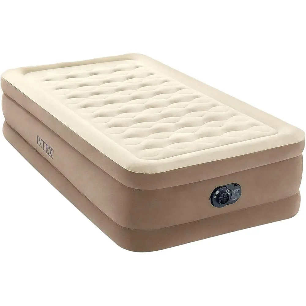 

Ultra Plush Air Mattress with Electric Pump, 18 Height, Supports 300lbs, Twin Size
