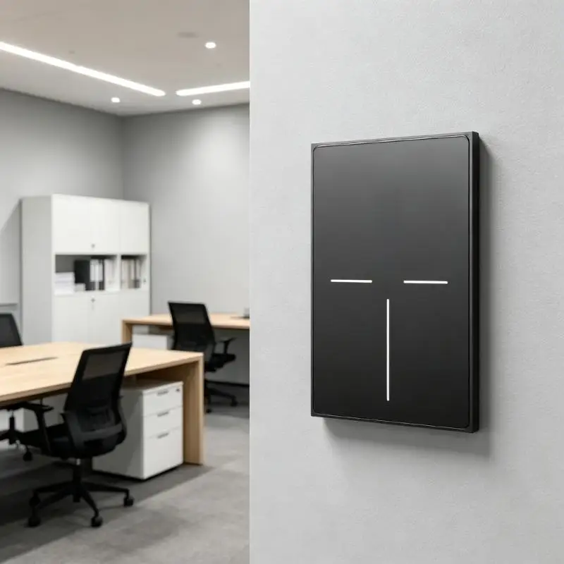 Modern Glass Face Regulator Double Circuit Wireless Operated Through Mobile Program Consistent Sound Assistants No Main 896C