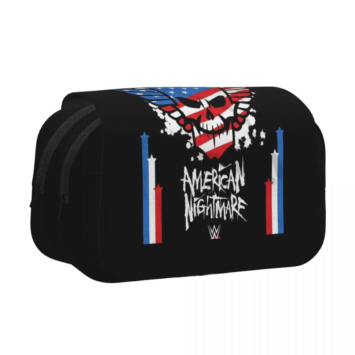 

Пенал-органайзер In The Ring Cody Rhodes American Nightmare, жесткий кожаный, большой, для ручек и карандашей