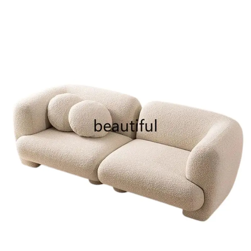 White Nordic Living Room Sofas Designer Solid Colors Futon Sectional Living Room Sofa Modular Fauteuils Salons Room Furniture