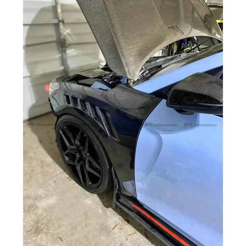 

Suitable Veloster (2019) EPA Style Carbon Fiber Front Surround - Sport Design