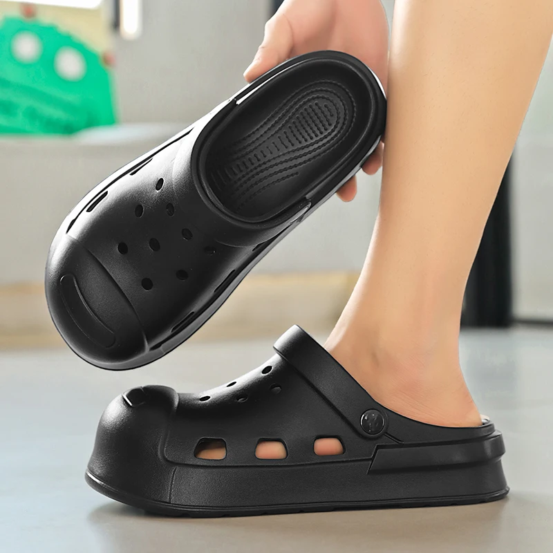 

Summer Hollow-Out Outdoor Fishing Sandals for Men and Women, Couple Style, Durable Beach Shoes and Slippers