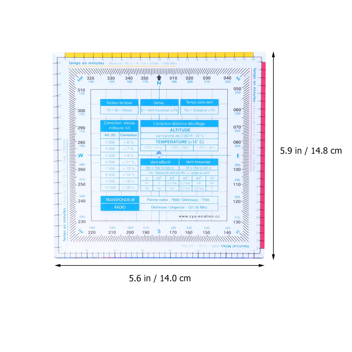 1Pcs Vector Ruler Square Plastic Rustproof Flying Ruler Scale Accurate Measurement School Stationary Scale