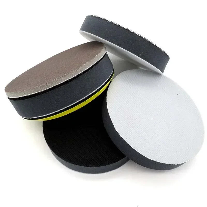 

5 Inch Interface Pads Hook And Loop Soft Density Sponge Cushion Foam Pads 125mm For Orbital Sander Automotive Woodworking