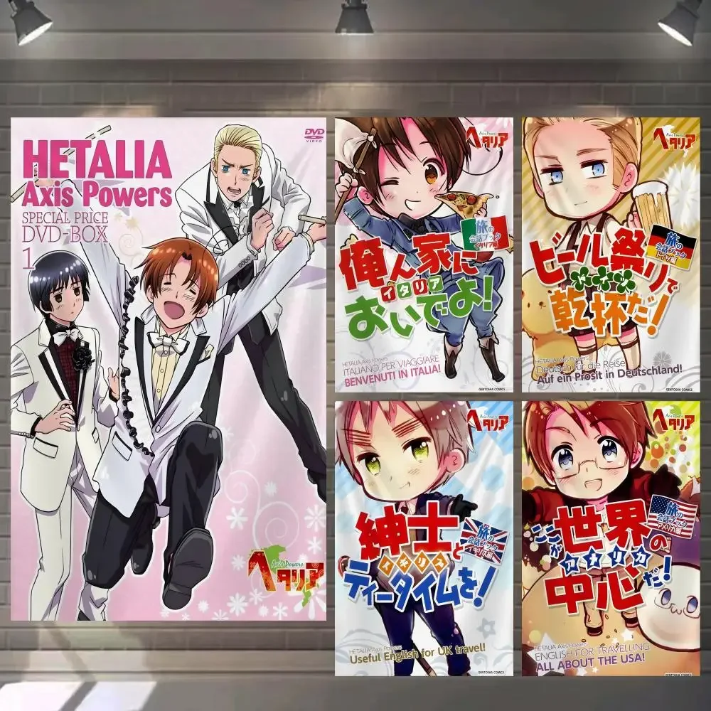 Travel Cover H-Hetalia Axis Tapestry Microfiber Background Art Decor For Bedroom Living Room Bar Garden Outdoor  Wall Deco