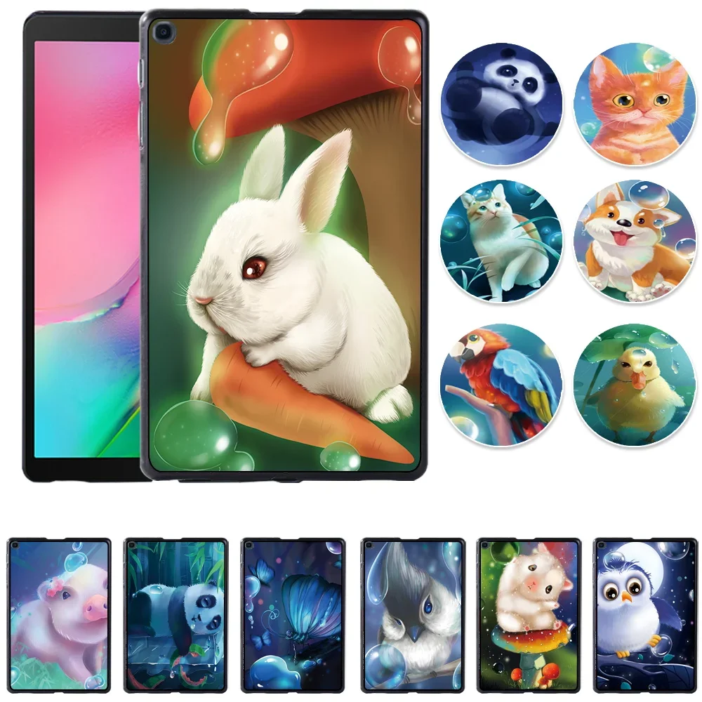 

Durable Case for Samsung Galaxy A7 Lite T220 8.7" Tab S4 S6 S5e S6 Lite S7 A 8.0 T290 A7 10.4 T500 Animal Pattern Tablet Cover