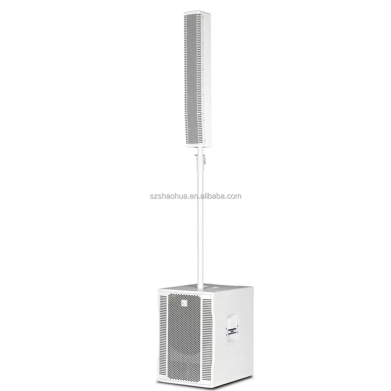 EVOX 12 Altavoz de columna activa 8*4 pulgadas Altavoces Rcf de 1400W con alimentación Altavoces de columna profesionales de audio para iglesia