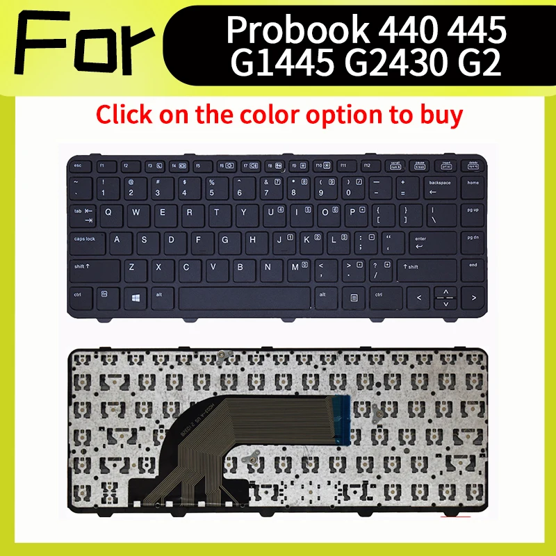 

New US Keyboard For hp Probook 440 G1 445 G1 440 G2 445 G2 430 G2 640 G1 645 G1