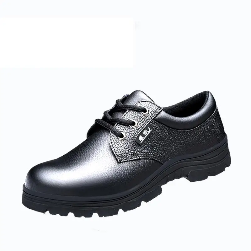 Scarpe antinfortunistiche da uomo in pelle bovina Anti Smashing Anti Piercing scarpe isolate con punta in acciaio resistenti all'usura per tutte le stagioni Zapatos De Seguridad