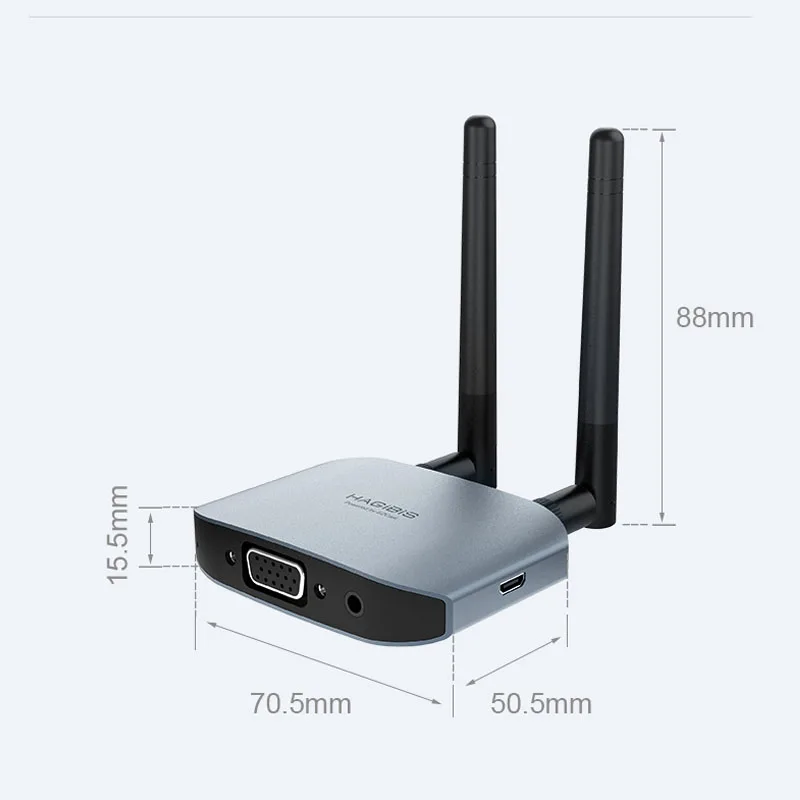 Hagibis Drahtlose HDMI-kompatibel Video Sender & Empfänger Extender Display Adapter Dongle für TV Monitor Projektor schalter PC