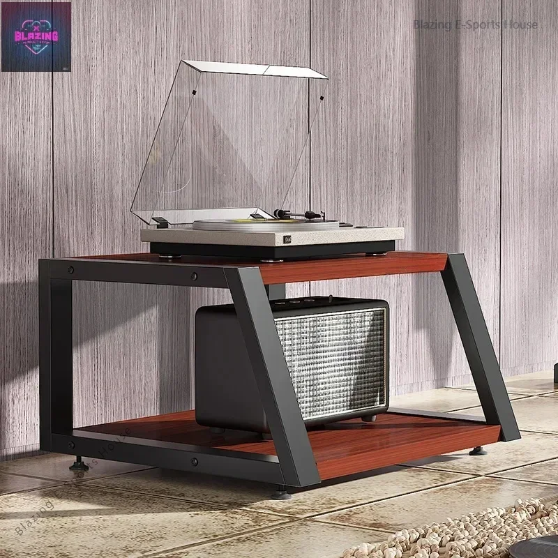 Cute Cd Organizer Rack Storage Retro Minicadena Display Capacity Stand Luxury Portable CD Rack Insert Porta Cd Music Furnitures