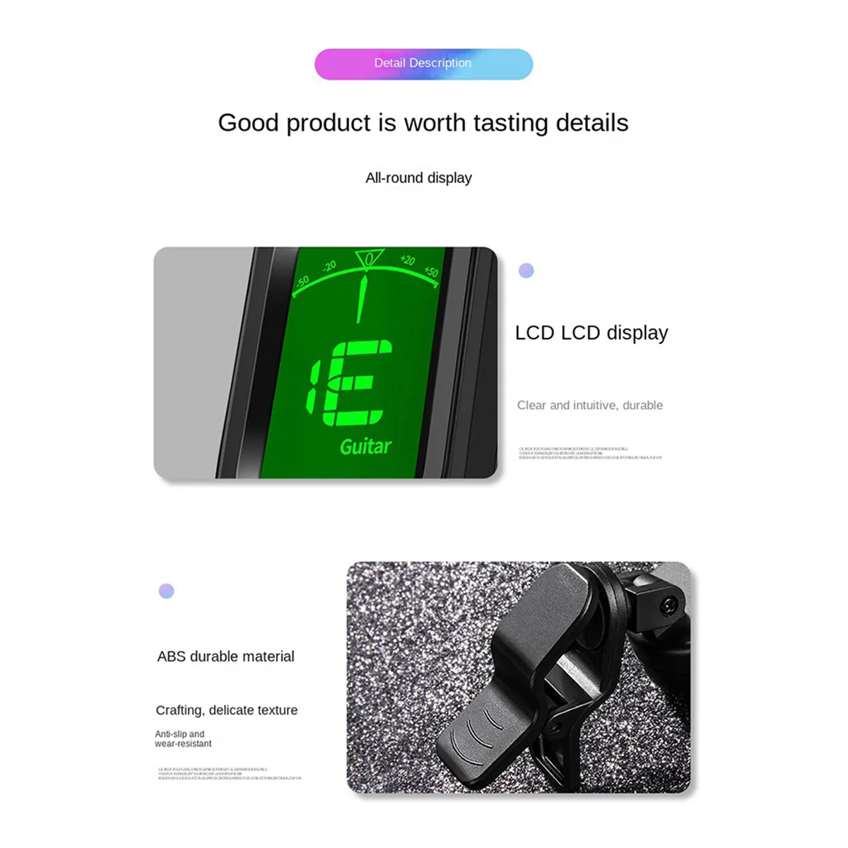 موالف الجيتار العالمي القيثارة باس الكمان 12 لهجة موالف الإلكترونية موالف ملحقات الآلات الموسيقية