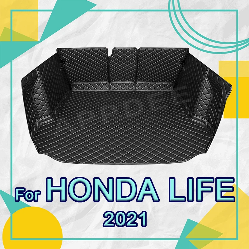 

Автоматический коврик в багажник с полным покрытием для HONDA LIFE 2021, антигрязный чехол для багажника автомобиля, подкладка для багажника, внутренняя защита, аксессуары