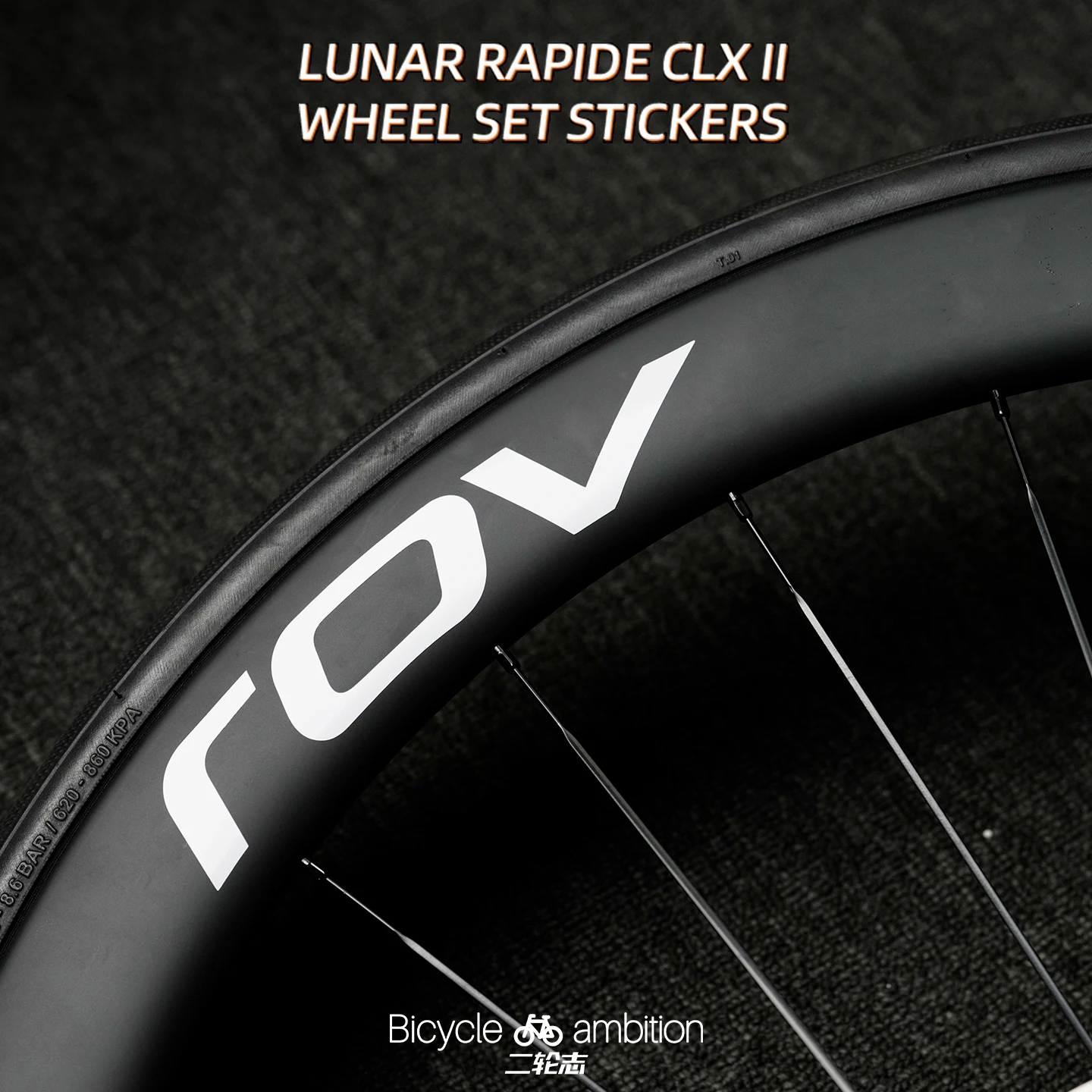 For Specialized RAPIDE CL2 Road Bike Wheel Set Color Change Stickers Hub Tire Carbon Wheel Wrap Boost Style Bike Decor Sti
