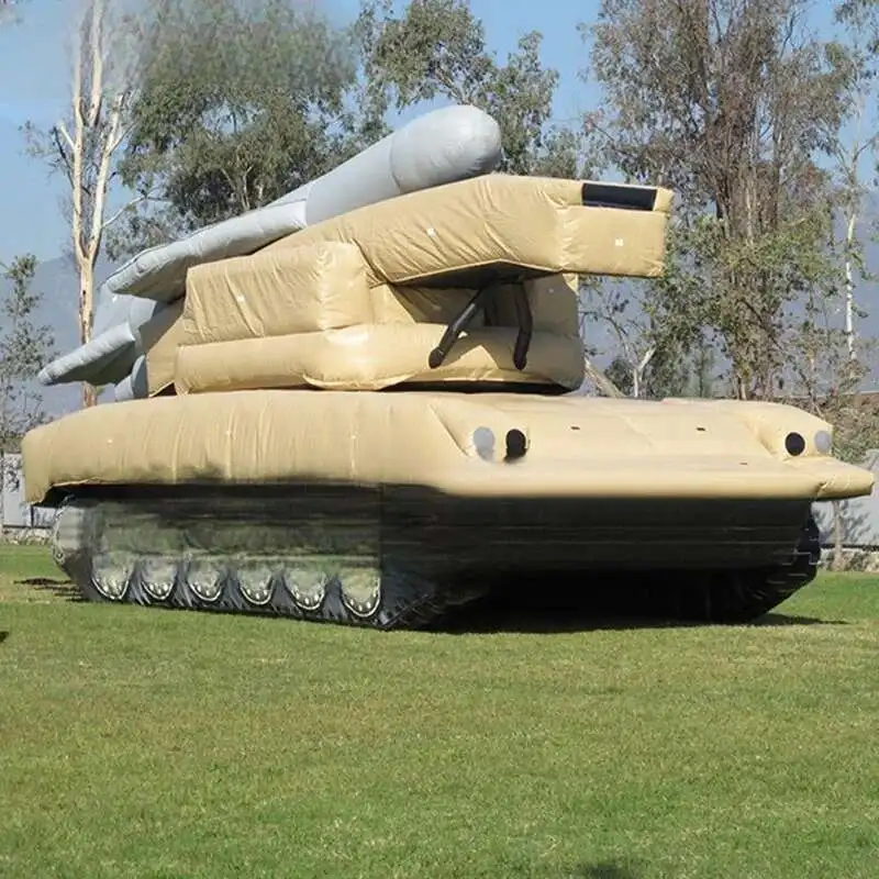 Panzer With Radar Iatable Army Event Advertising For Decoration/Exhibition Tank Model