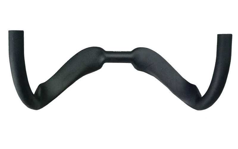 no logo 3K/UD Matte/glossy Carbon Handlebar Track Sprinter Carbon Bar Drop Bar Matte Finish 31.8mm 370mm/385mm Hectic Races Bars