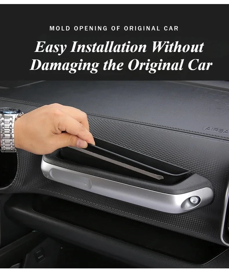 For Haval Dargo 2021-2026 Car Passenger Handle Storage Box Co-pilot Grab Handle Organizer Box Interior Decoration Accessories detail image 6