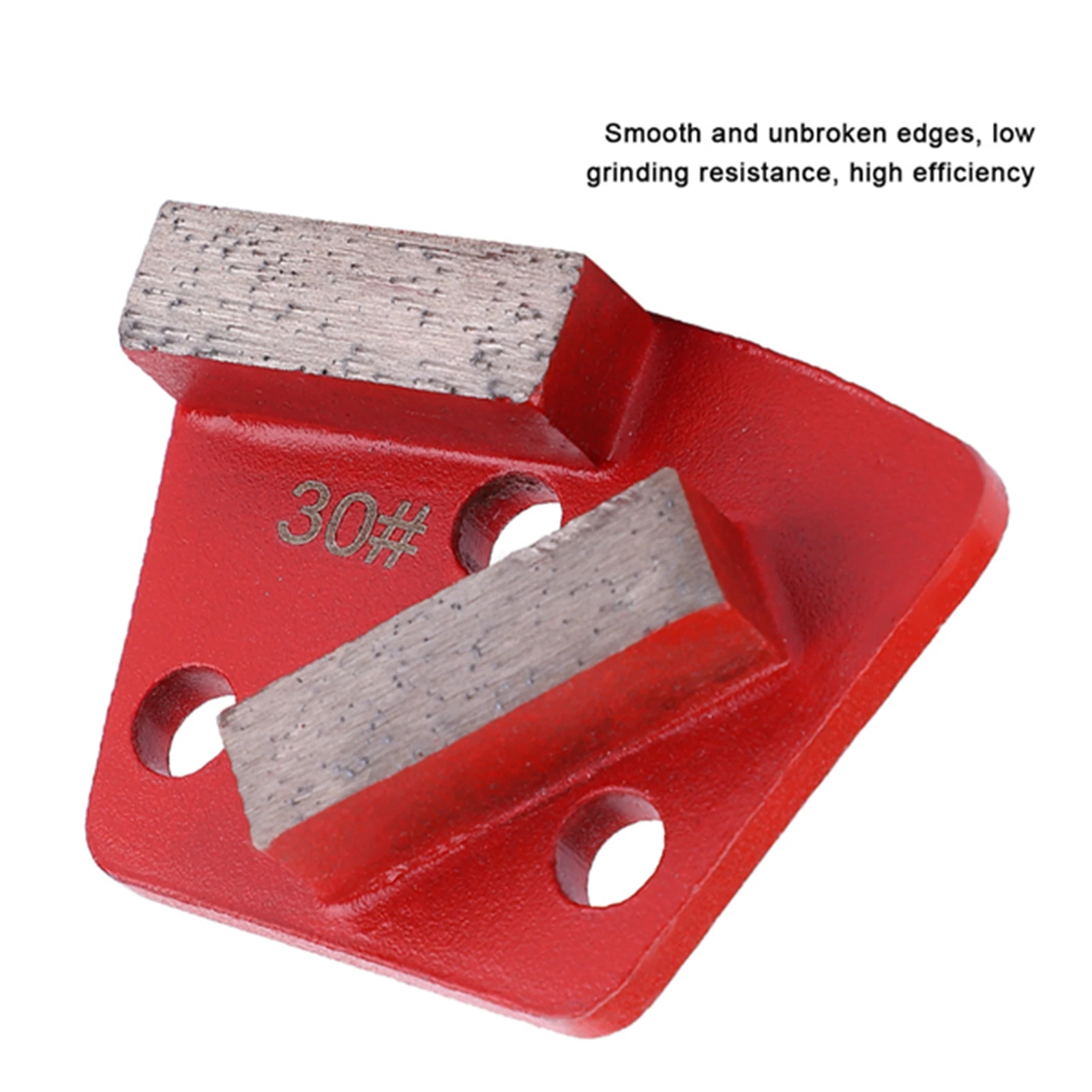 

3PCS Trapezoidal Grinding Disc Trapezoidal Floor Grinding Pad Disc #30 Mesh Metal Scraper Metal Scraper