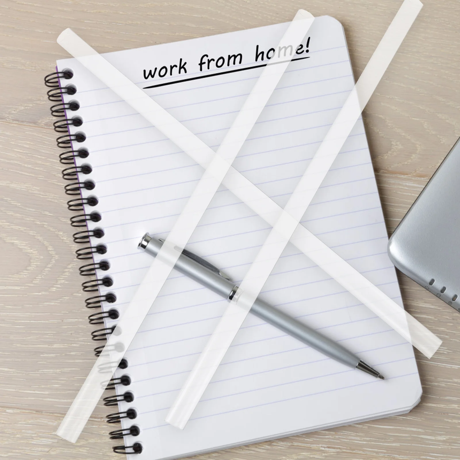 10 Pcs Binder Transparent Folder Book Binding Clips Materials Information Booklet Loose Leaf Plastic