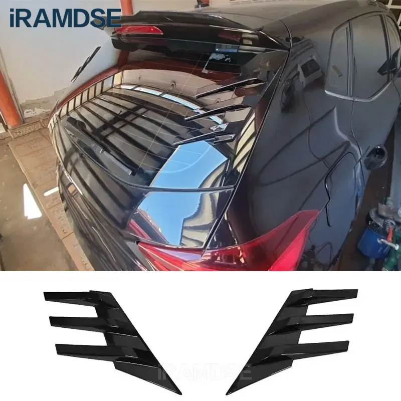 Rear Windshield Side Spoiler for Seat Ibiza Exterior Decorative Rear Wing Carbon Paint Accessories