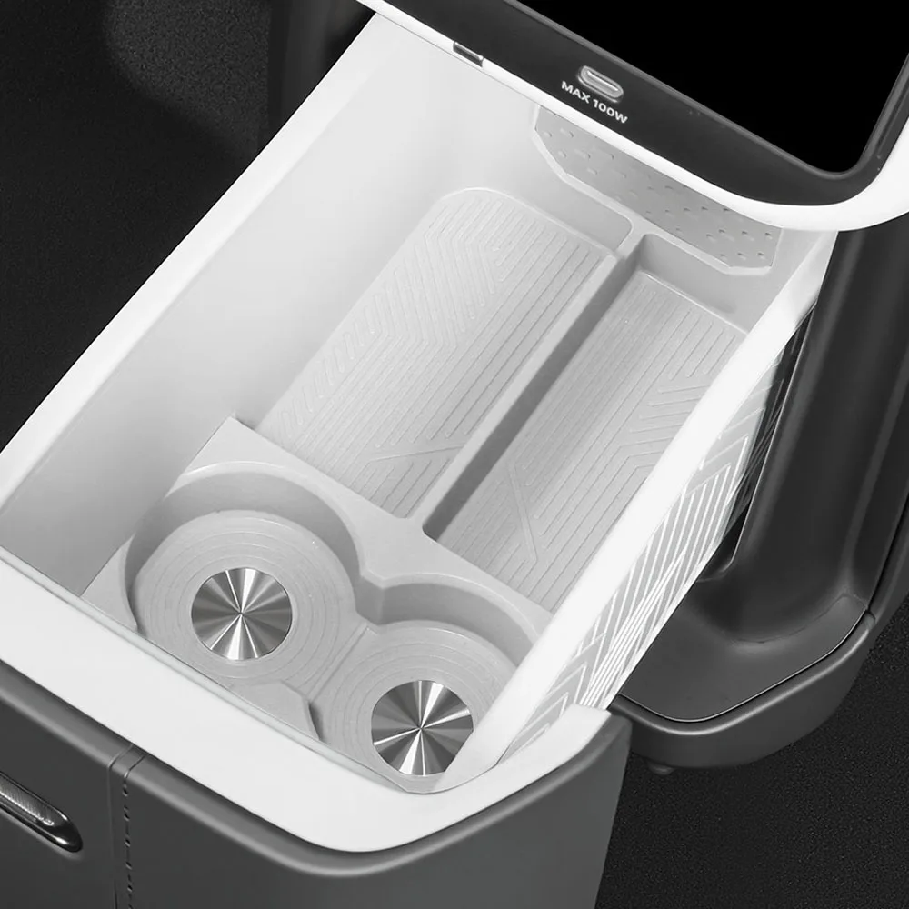 Fit For Zeekr 8X 2026-2027 Car Fridge Push Assist Sliding Tray Organizer Interior Modification Accessories