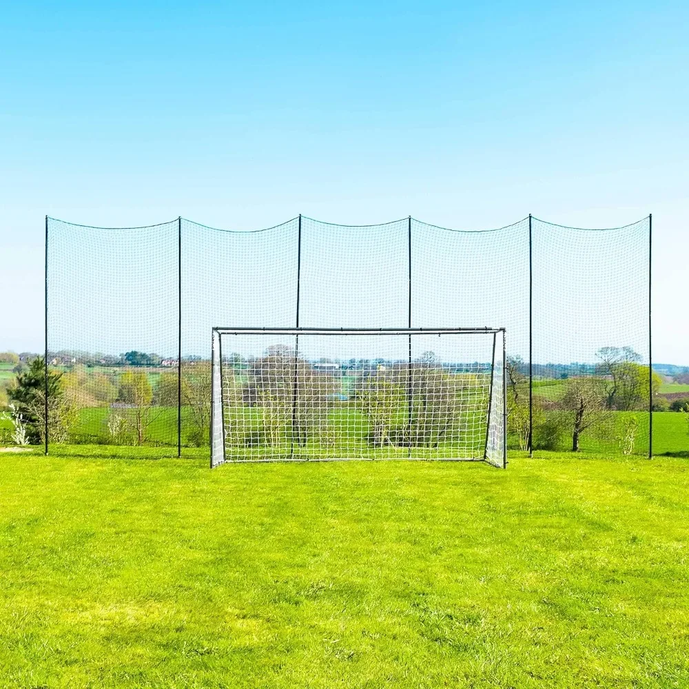 Backstop Net Systems | Multi-Sport Ball Stop Net & Posts | Pop-Up, Freestanding & Socketed Options，174 Pounds