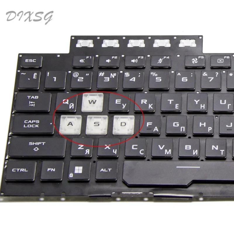 Brand new US Ru keyboard for Asus TUF gaming fx506 fx506l fa506 fx706 fx706h fa706 with backlit