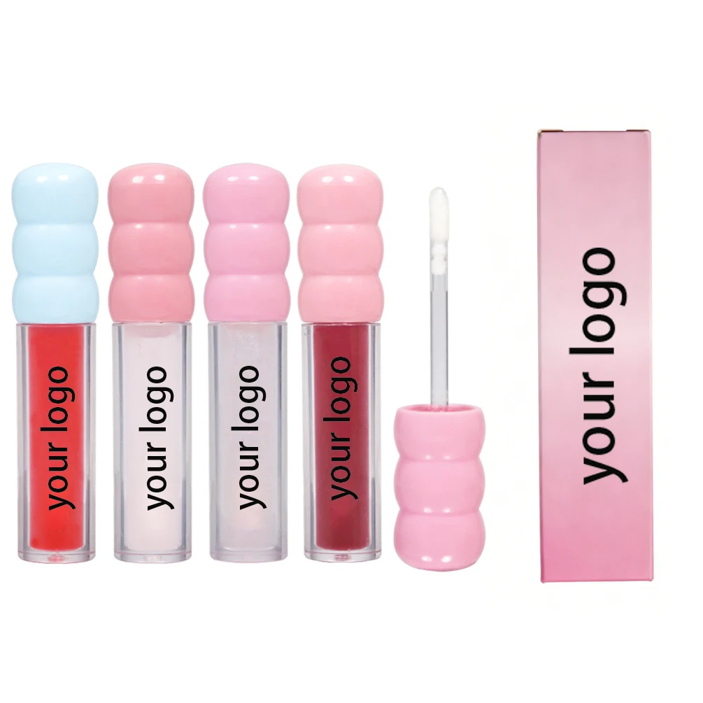Lip Gloss Plump Shine Clear Sparkle Lip Oil Mirror Wet Look Waterproof Private Label Custom Logo Vegan Makeup Wholesale