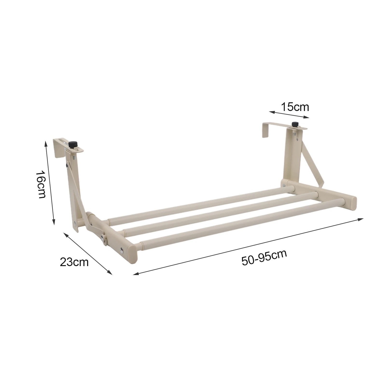 Adjustable Radiator Clothes Airer for Drying Clothes on Radiators Window Sills and Railings Lightweight and Portable