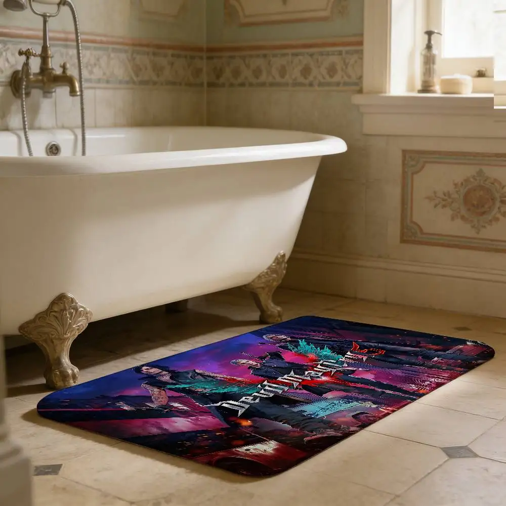 Game D-Devils May C-Cry Floor Mat Rectangle Anti-slip Home Soft Badmat Front Door Indoor Outdoor Mat Welcome Doormat